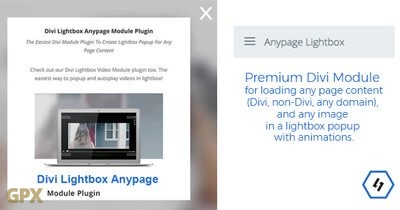 Lightbox Anypage Plugin