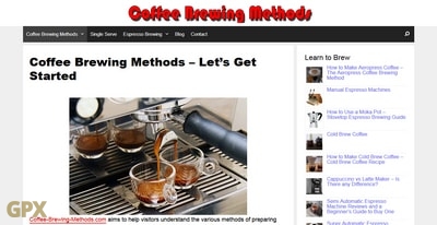 Coffee Brewing Methods